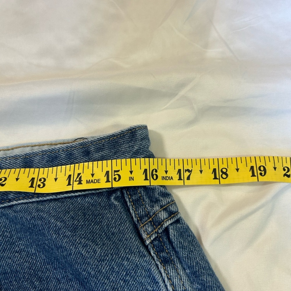 Vintage 90s Brittania  Denim Jeans Waist Tapered Leg Womens Size 16 Pleated - Picture 5 of 11
